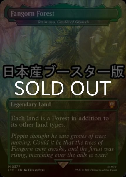 画像1: [FOIL] ファンゴルンの森/Fangorn Forest ● (日本産ブースター版) 【英語版】 [LTC-土地MR] (1)