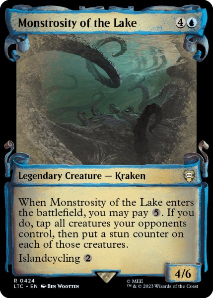 画像1: 湖に潜む化け物/Monstrosity of the Lake (ショーケース版) 【英語版】 [LTC-青R] (1)