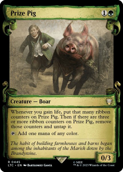 画像1: 賞品の豚/Prize Pig (ショーケース版) 【英語版】 [LTC-緑R] (1)