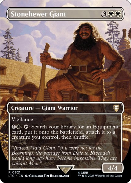 画像1: 石切りの巨人/Stonehewer Giant (全面アート版) 【英語版】 [LTC-白R] (1)