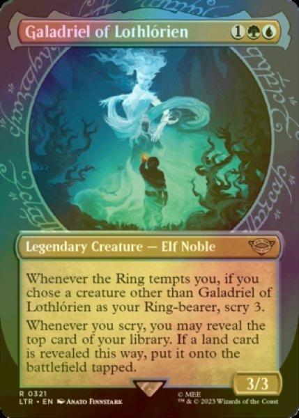 画像1: [FOIL] ロスロリアンのガラドリエル/Galadriel of Lothlorien No.321 (ショーケース・海外産ブースター版) 【英語版】 [LTR-金R] (1)