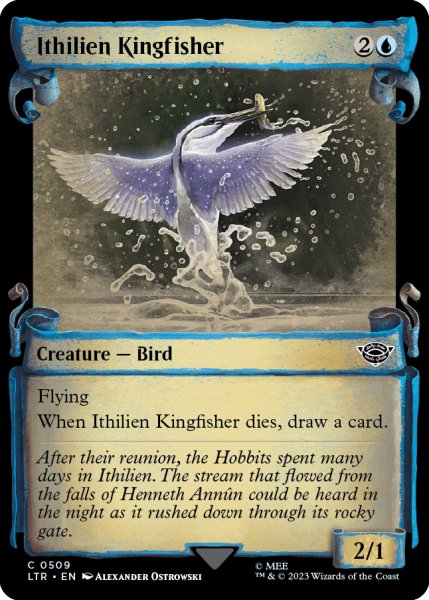 画像1: イシリアンのカワセミ/Ithilien Kingfisher (ショーケース版) 【英語版】 [LTR-青C] (1)