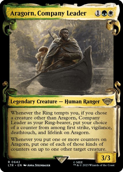 画像1: 一行のリーダー、アラゴルン/Aragorn, Company Leader No.642 (ショーケース版) 【英語版】 [LTR-金R] (1)