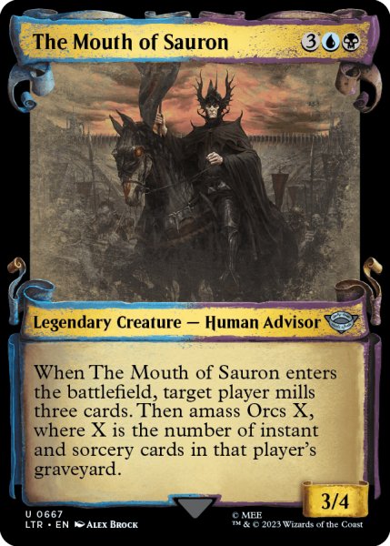 画像1: サウロンの口/The Mouth of Sauron (ショーケース版) 【英語版】 [LTR-金U] (1)