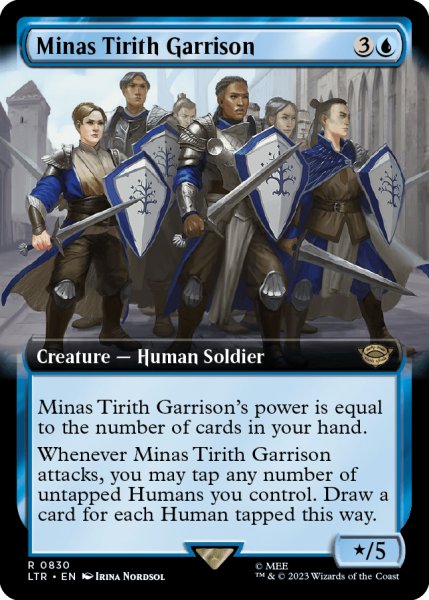 画像1: Minas Tirith garrison (拡張アート版) 【英語版】 [LTR-青R] (1)