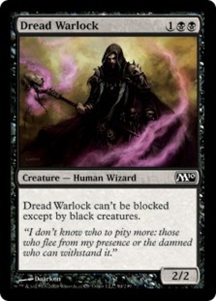 画像1: 戦慄の魔術使い/Dread Warlock 【英語版】 [M10-黒C] (1)
