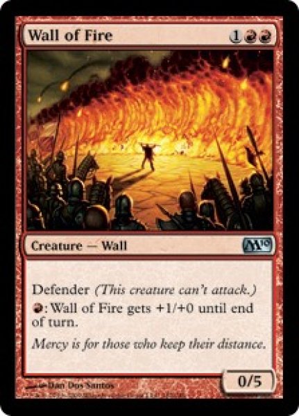 画像1: 炎の壁/Wall of Fire 【英語版】 [M10-赤U] (1)