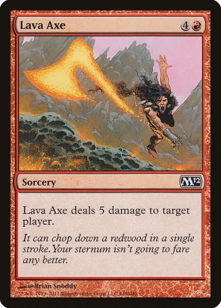 画像1: 溶岩の斧/Lava Axe 【英語版】 [M12-赤C] (1)