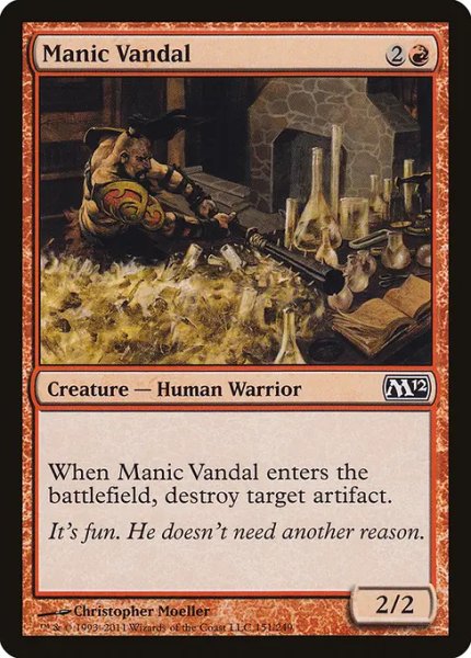 画像1: 躁の蛮人/Manic Vandal 【英語版】 [M12-赤C] (1)
