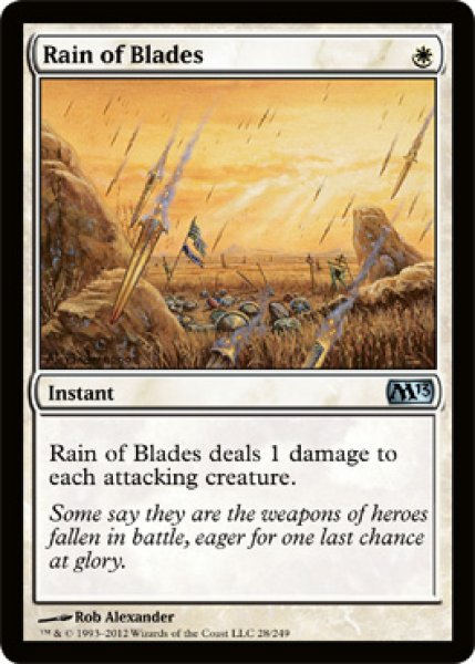 画像1: 刃の雨/Rain of Blades 【英語版】 [M13-白U] (1)