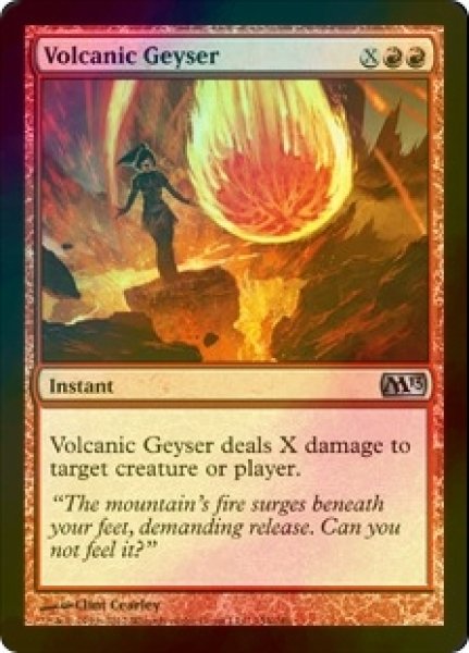 画像1: [FOIL] 溶岩噴火/Volcanic Geyser 【英語版】 [M13-赤U] (1)