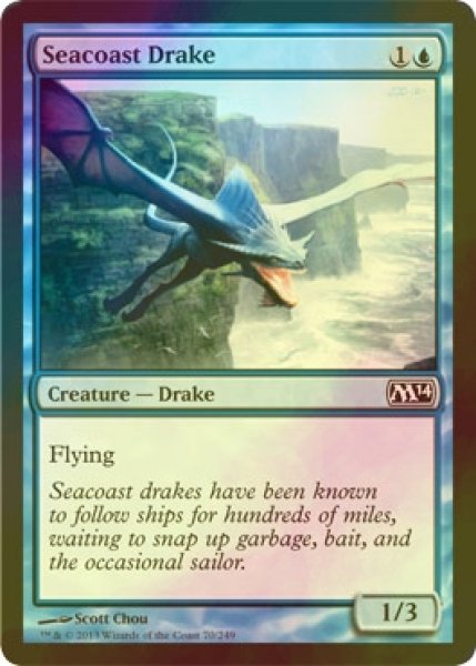 画像1: [FOIL] 海岸ドレイク/Seacoast Drake 【英語版】 [M14-青C] (1)