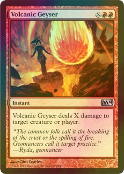 画像1: [FOIL] 溶岩噴火/Volcanic Geyser 【英語版】 [M14-赤U] (1)