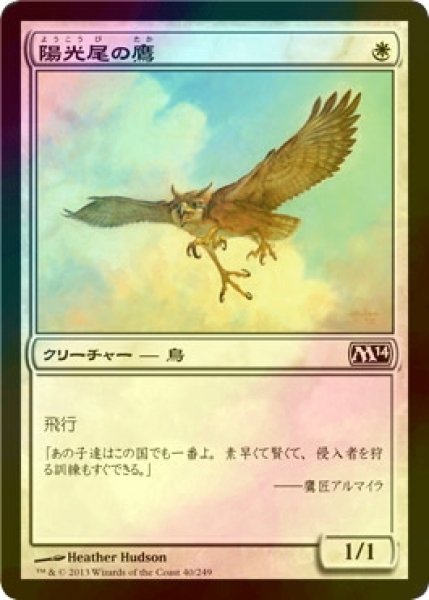 画像1: [FOIL] 陽光尾の鷹/Suntail Hawk 【日本語版】 [M14-白C] (1)