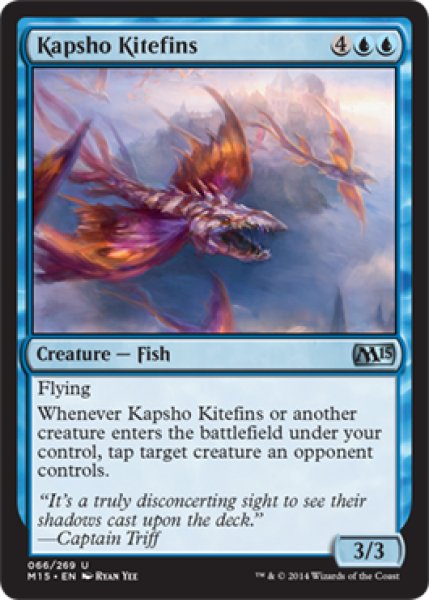 画像1: カプショ海の飛行魚/Kapsho Kitefins 【英語版】 [M15-青U] (1)