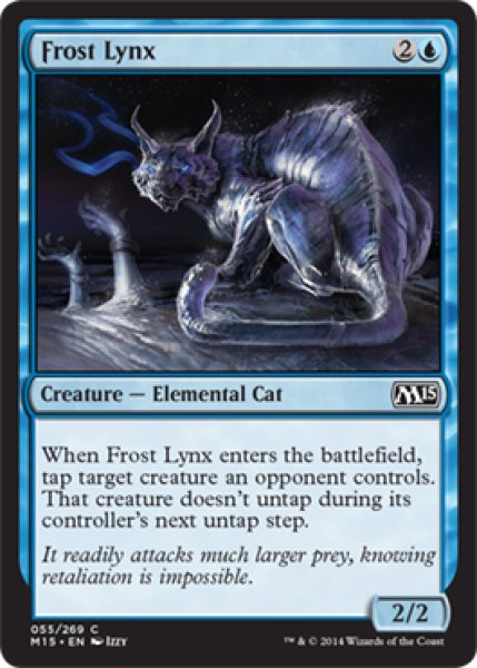 画像1: 霜のオオヤマネコ/Frost Lynx 【英語版】 [M15-青C] (1)