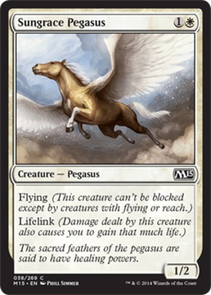 画像1: 天麗のペガサス/Sungrace Pegasus 【英語版】 [M15-白C] (1)