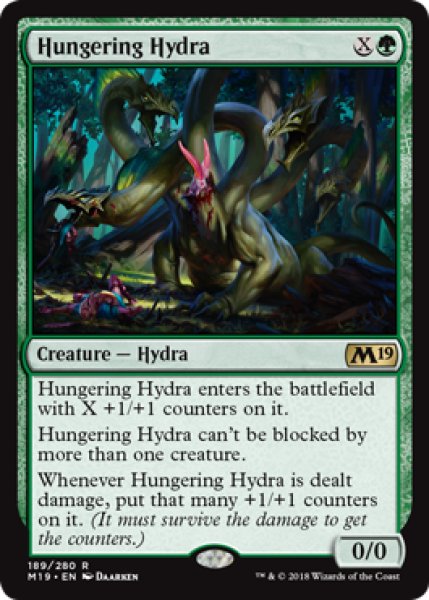 画像1: 飢餓ハイドラ/Hungering Hydra 【英語版】 [M19-緑R] (1)