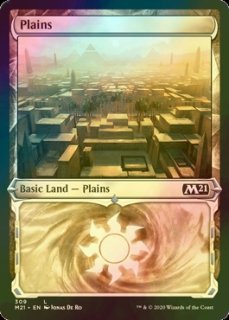 FOIL] 森/Forest No.490 (全面アート版・ギャラクシー仕様) 【英語版