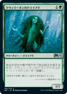 ◇クウィリーオンのドライアド Foil 日本語1枚 FOIL] クウィリーオンのドライアド/Quirion Dryad 【日本語版】 [M21