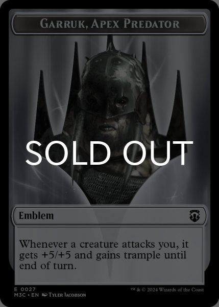 画像2: [FOIL] 苗木/SAPROLING & 頂点捕食者、ガラク/GARRUK, APEX PREDATOR (リップル仕様) 【英語版】 [M3C-トークン] (2)