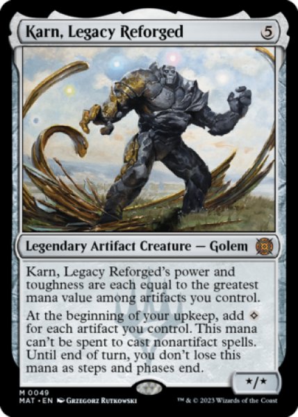 画像1: 再鍛されたレガシー、カーン/Karn, Legacy Reforged (MAT/灰MR/英/通常/NM) ※詳細要確認 (1)