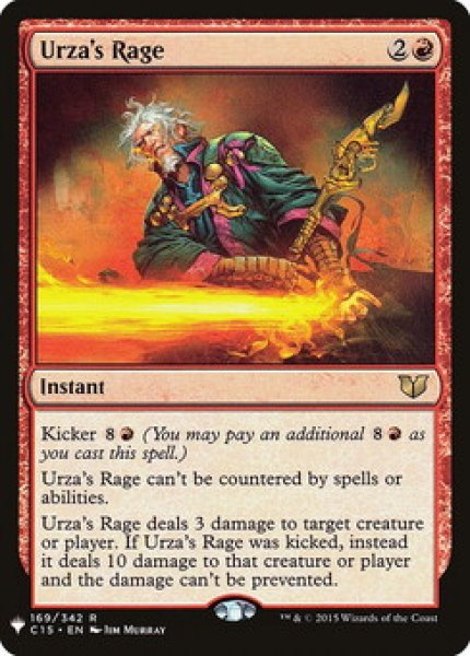 画像1: ウルザの激怒/Urza's Rage 【英語版】 [C15-赤List] (1)