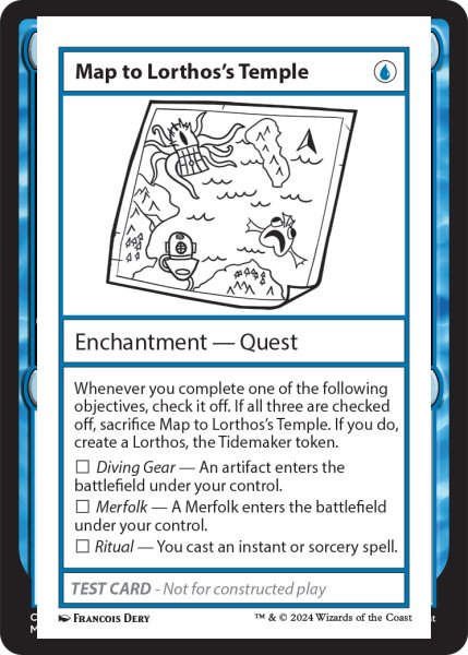 画像1: Map to Lorthos's Temple 【英語版】 [MB2-Playtest] (1)