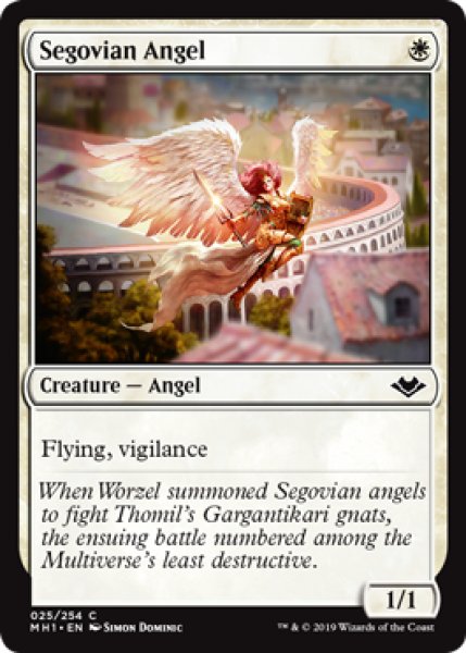 画像1: セゴビアの天使/Segovian Angel 【英語版】 [MH1-白C] (1)
