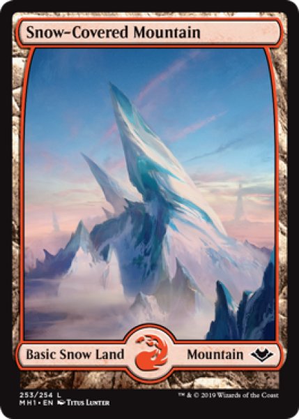 画像1: 冠雪の山/Snow-Covered Mountain 【英語版】 [MH1-土地C] (1)