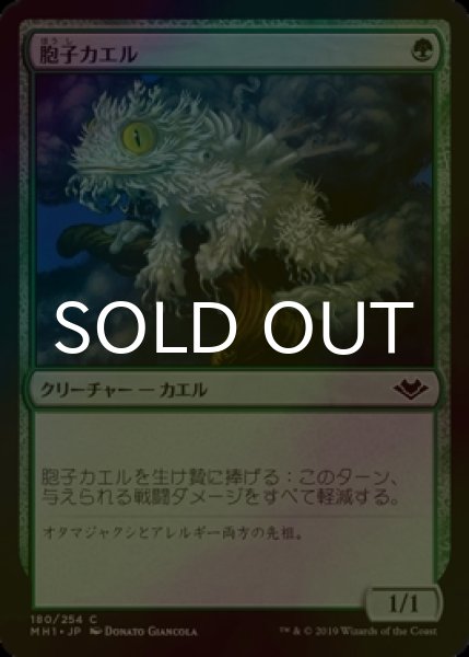 画像1: [FOIL] 胞子カエル/Spore Frog 【日本語版】 [MH1-緑C] (1)