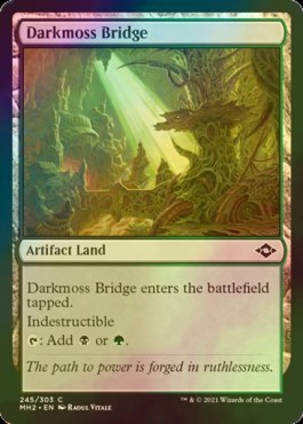 画像1: [FOIL] 暗闇苔の橋/Darkmoss Bridge 【英語版】 [MH2-土地C] (1)