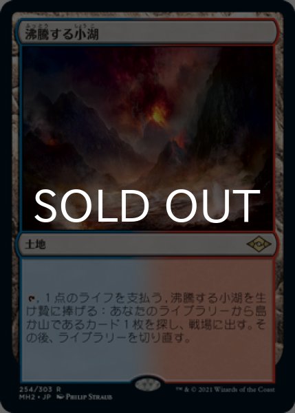 MTG 日本語　沸騰する小湖　Scalding Tarn