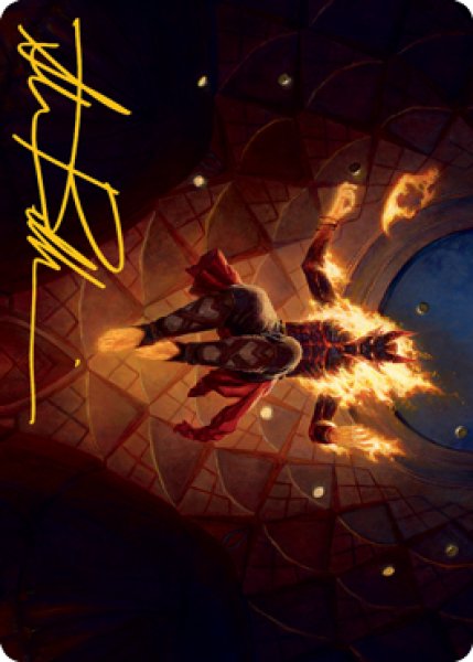画像1: 運命の炎、ユースリ/Yusri, Fortune's Flame No.060 (箔押し版) 【日本語版】 [MH2-アート] (1)