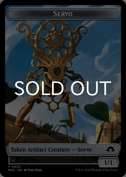 画像2: [FOIL] ファイレクシアン・マイア/PHYREXIAN MYR & 霊気装置/SERVO (MH3) (リップル仕様) 【英語版】 [M3C-トークン] (2)