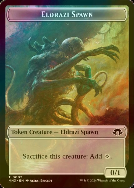 画像1: [FOIL] エルドラージ・落とし子/ELDRAZI SPAWN 【英語版】 [MH3-トークン] (1)