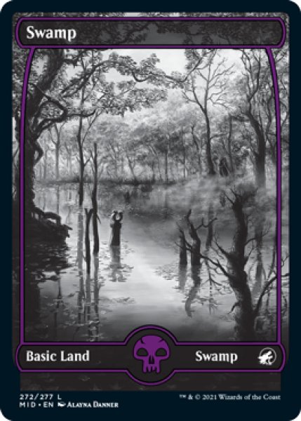 画像1: 沼/Swamp No.272 【英語版】 [MID-土地C] (1)