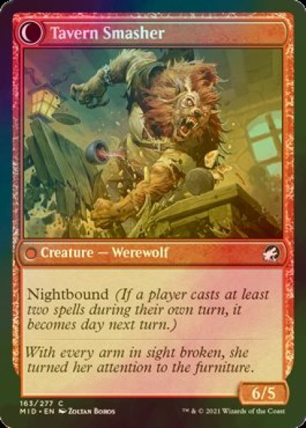 画像2: [FOIL] 酒場のごろつきTavern Ruffian 【英語版】 [MID-赤C] (2)