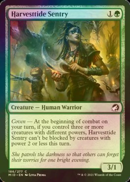 画像1: [FOIL] 収穫祭の歩哨/Harvesttide Sentry 【英語版】 [MID-緑C] (1)