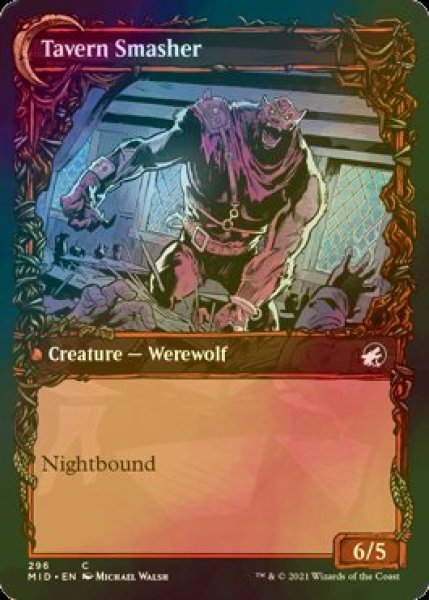 画像2: [FOIL] 酒場のごろつき/Tavern Ruffian (ショーケース版) 【英語版】 [MID-赤C] (2)