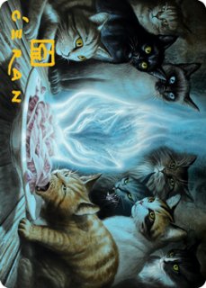 Foil】(127)□プレリリース□《親族旗/Banner of Kinship》[FDN