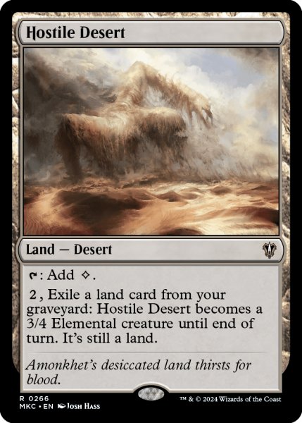 画像1: 敵意ある砂漠/Hostile Desert 【英語版】 [MKC-土地R] (1)