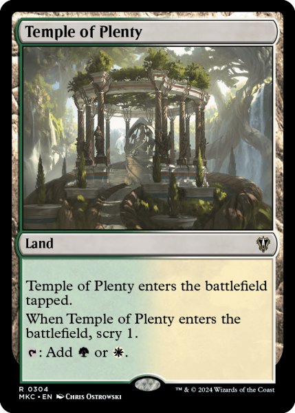 画像1: 豊潤の神殿/Temple of Plenty 【英語版】 [MKC-土地R] (1)