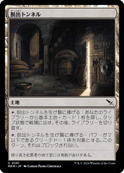 画像1: 脱出トンネル/Escape Tunnel 【日本語版】 [MKM-土地C] (1)