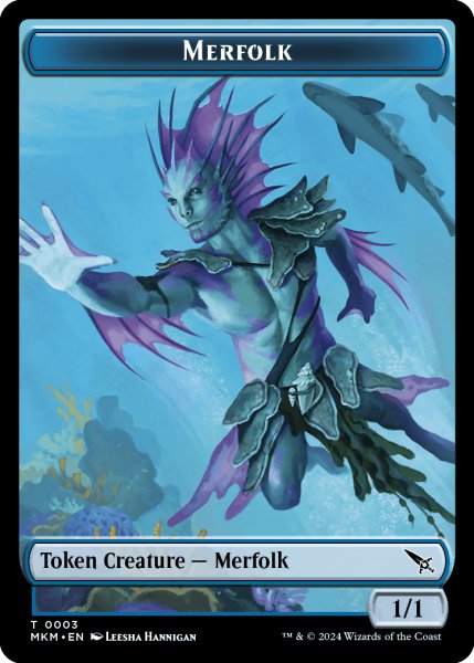 画像1: マーフォーク/MERFOLK 【英語版】 [MKM-トークン] (1)