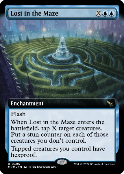 画像1: 迷路での迷子/Lost in the Maze (拡張アート版) 【英語版】 [MKM-青R] (1)
