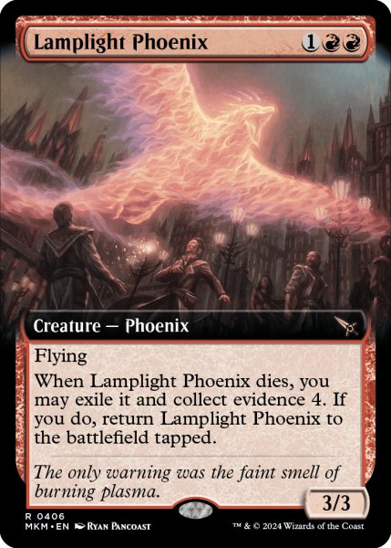 画像1: ランプ光のフェニックス/Lamplight Phoenix (拡張アート版) 【英語版】 [MKM-赤R] (1)