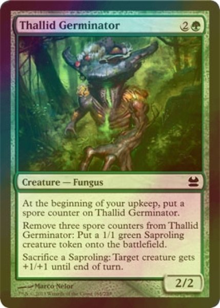 画像1: [FOIL] サリッドの発芽者/Thallid Germinator 【英語版】 [MMA-緑C] (1)