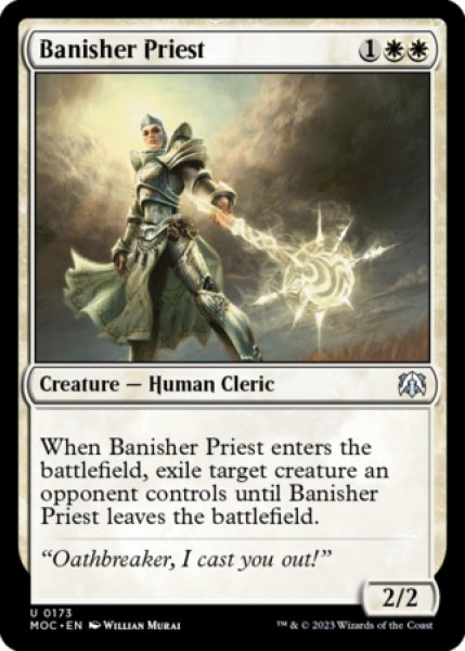 画像1: 放逐する僧侶/Banisher Priest 【英語版】 [MOC-白U] (1)