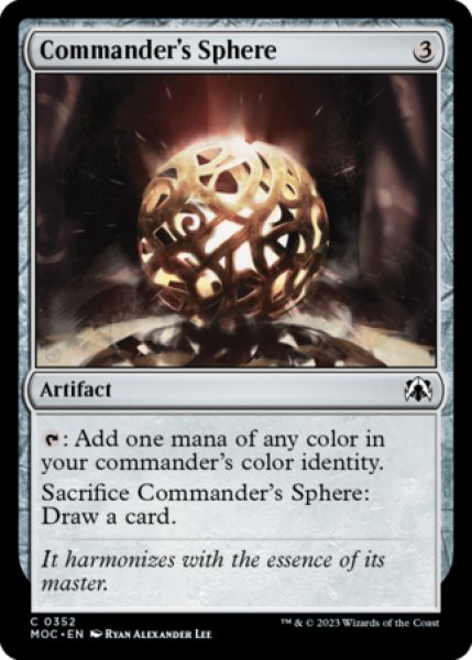 画像1: 統率者の宝球/Commander's Sphere 【英語版】 [MOC-灰C] (1)